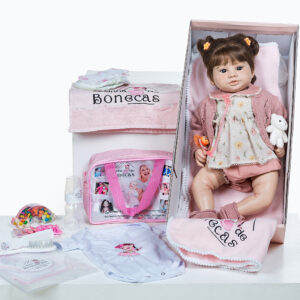 Bebê reborn de vinil com barriguinha de tecido Sexo Feminino ( já tem Mamãe)