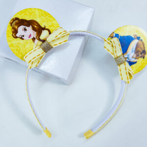 Tiara Infantil Temática Luxo com Orelhinhas Decorativas Encantadas