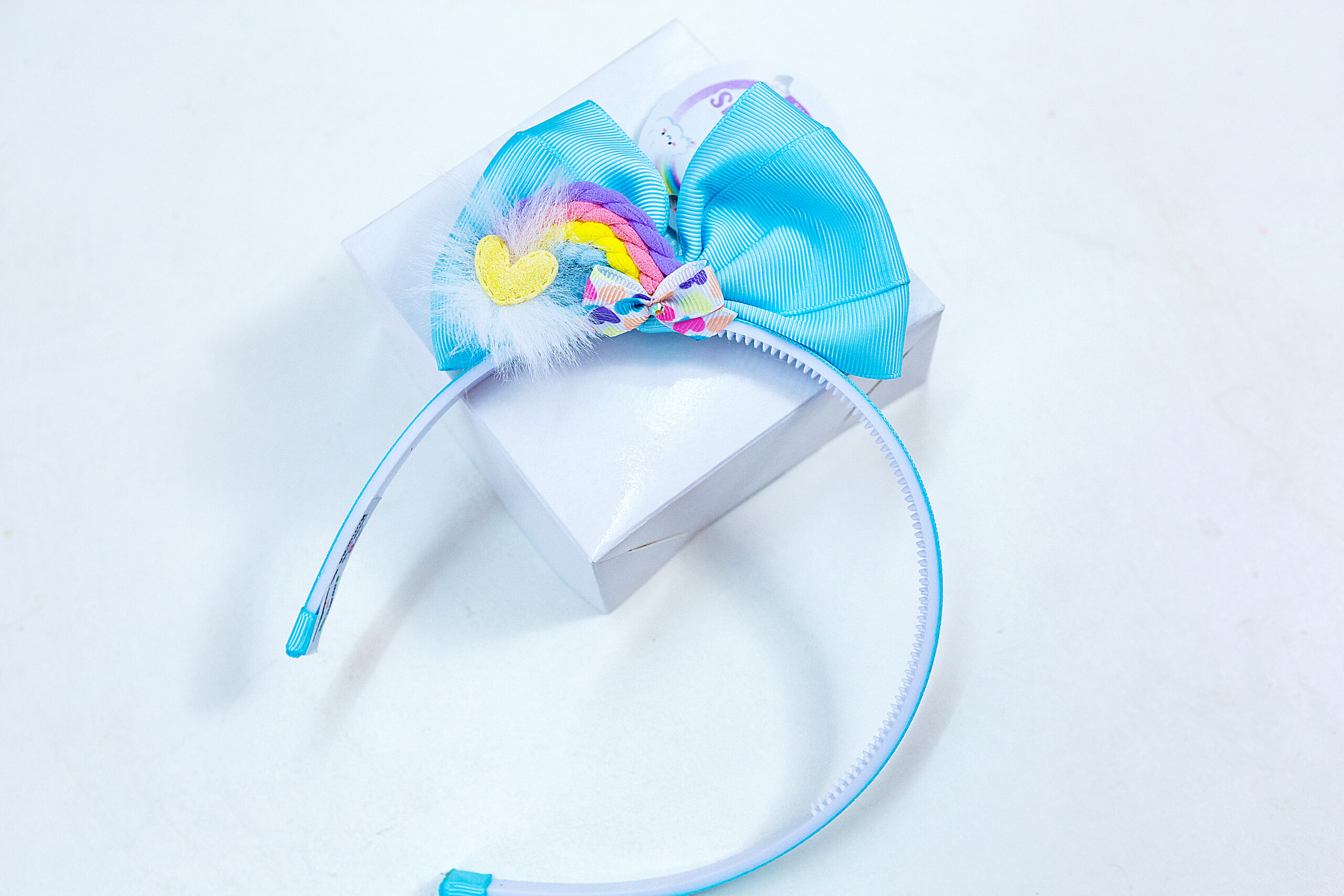Tiara Infantil Luxo Candy Colors com Laço Encantado