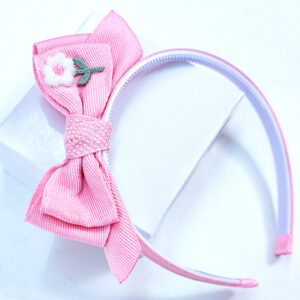 Tiara Infantil Delicada Luxo com Laço Clássico Minimalista